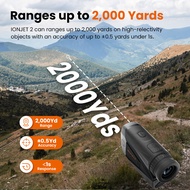 MiLESEEY Máy đo khoảng cách chơi golf có bù trừ khoảng cách bắn IONJET2 2000Yards 7.5°FOV với 90% tr