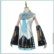 🎉Cosplay🎉  Anime Hatsune Miku Cosplay Wig Costume Japan Midi Dress High Quality Hatsune Miku Cosplay