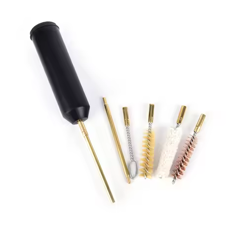 7pcs/set Pistol Gun Cleaning Kit Mat Hand Rod Brush Professional Tools .22 .45 .357 Glock 1911 Tauru