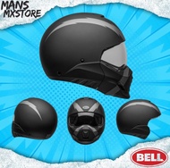 HELM BELL BROOZER ARC MATTE BLACK CROSSOVER HELMET ORIGINAL