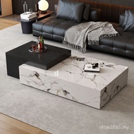 Small Small Apartment Coffee Table Living Room Simple Modern Board Mesh Board Black Coffee Table Hou
