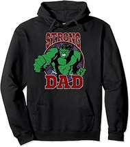 Comics Retro Avengers Father's Day Hulk Strong Dad Pullover Hoodie