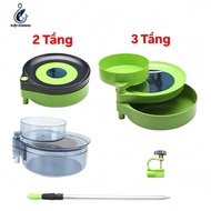 3-Tier Fishing Lure Tray, Convenient Single Fishing Accessory, Attached to a Fishing Chair to Store 