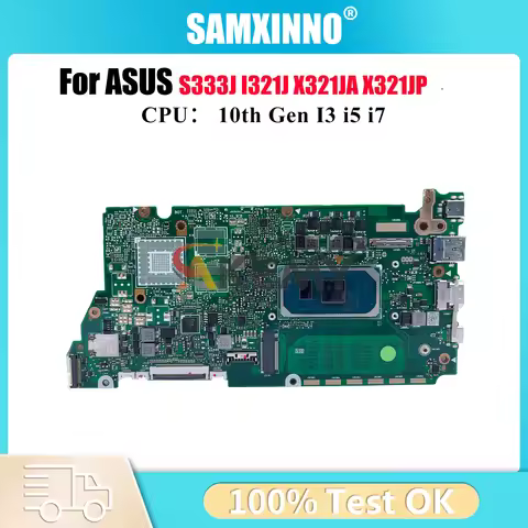 X321JA Laptop Motherboard For ASUS VivoBook X321JP X321JA I321J X321JQ S333J X321J Mainboard With 10