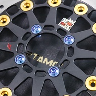RTAMO | M8x24mm Grade 5 Titanium Alloy Torx Disc Brake Bolts Universal Motorcycle Available Honda OEM 1 Piece Sold