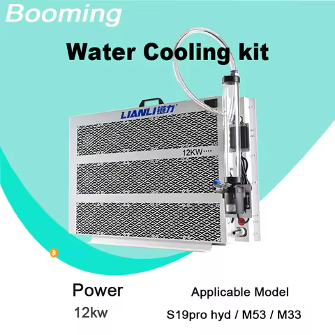 Lian Li 12KW water cooling kit Row Radiator Heating Controller for S19PRO Hydro ASICs Miner