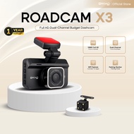 [WIFI VERSION] ROADCAM WIFI X3 Budget Dash Cam Dual Channel Recording 1080P Full HD