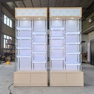 2025 Display Cabinet Multi-layer Display Shelf Toy Showcase Model Figurine Gift Display Cabinet Adj