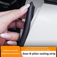 [XON] 1 Piece Auto Sealant Strips 80cm Car Door Edge Seal Strip Rubber B-Pillar Weatherstrip Soundpr
