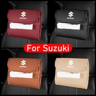 (NEW) Car tissue box drawer seat hanging tissue box creative armrest box interior for Suzuki Swift X