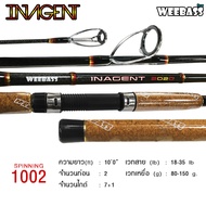 คันเบ็ดตกปลา WEEBASS ROD คันเบ็ด - รุ่น INAGENT (2ท่อน) คันหน้าดิน ตันตกหน้าดิน