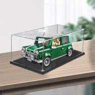 [Transparent Display Box] Acrylic Display Box Suitable for Lego 10242MINI Cooper Car Model Transpare