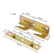 Clip-type bed frame fixing lock