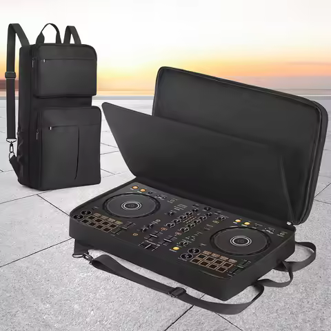 DJ Backpack for Pioneer DDJ-400 DDJ-FLX4 for Roland DJ-202 DJ Mixer Case Travelling Case Anti-scratc