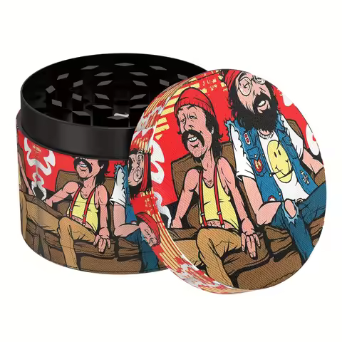 50mm/2inch Bearded Bros Metal Herb Grinder Smoking Accessories