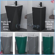 Balcony Wash Basin Pedestal Basin Ceramic Integrated WashbasinOne-Piece Pedestal Basin