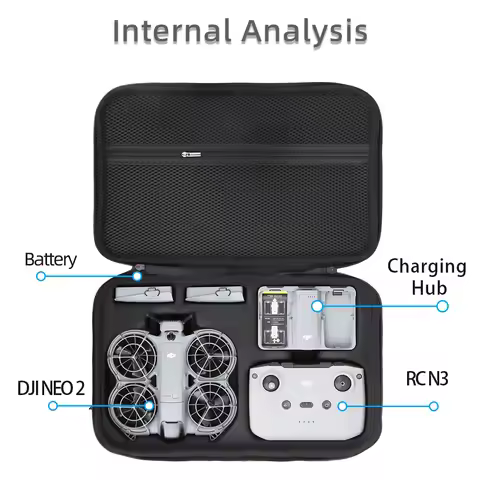 Shoulder Storage Bag For DJI NEO 2 RC N3 Controller Protection Case Portable Box for DJI NEO 2 RC N3