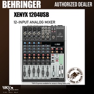 Behringer XENYX-1204USB Premium 12Channel Portable Analog Mixer (XENYX1204USB/ XENYX1204/ 1204USB)