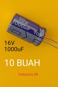 10 pcs  ELCO ELKO 1000uF 16V  CAPASITOR ELCO 1000uf