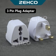 3 Pin Universal China Plug Converter China Plug Adapter 3 Pin China Plug Socket US/EU/AU to UK Plug 