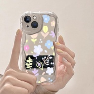 Casing hp For Samsung A54 5G A50 A50s A51 4G 5G A51 5G UW A52 4G 5G A52s 5G A53 5G Cute Flower Scrib