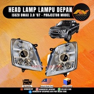 ISUZU DMAX 2007 PROJECTOR 3.0 / 2.5 HEAD LAMP LAMPU BESAR DEPAN LIGHT 100% NEW HIGH QUALITY