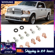 Soyoung Banjo Bolt Return Fuel Line Washers 12 Valve Manifold Bolts Kit Injector 3905307 Replacement