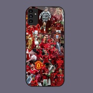 DJ-43 Ronaldo Casing GLASS soft frame black Samsung A34 A24 A05S S21 M15 A25 A35 FE A04S A15 A55 A54