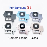 Back Camera Frame And Glass Lens For Samsung Galaxy S8