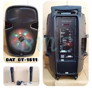 Speaker aktif DAT DT 1511 ECO WIRELES MEETING SPEKER 15" ORI