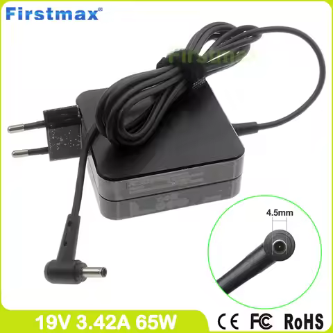 65W Power Supply 19V 3.42A Charger for Asus P2530UA P2530UJ P2532UA P2538UA P2538UJ P2548FA P2548NV 