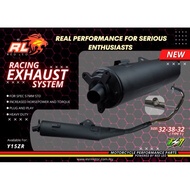 Y15 RED LEO RACING EXHAUST  CUTTING STANDARD ( EXZOS ) 32/32 35/38 38/42