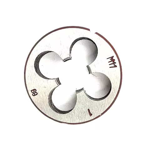 YRFL HSS 1PCS Metric Thread Right Left Round Die M8 M9 M10 M11 X1.5 X1.25 X1 X0.75 X0.5 Screw Thread