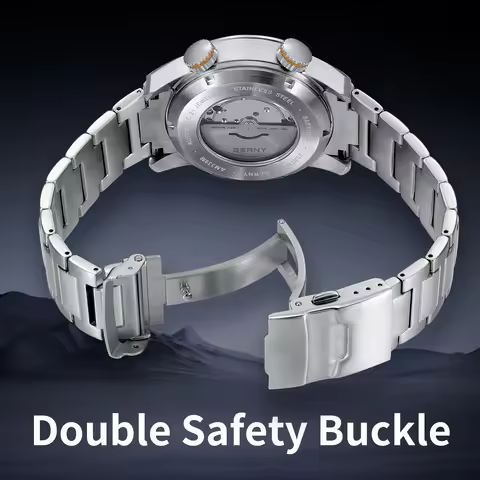 BERNY Watch Strap 100% Original Stainless Steel Strap For AM339MS/AM139MS/AM539MS Replace