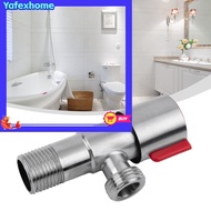 [YAFEXHM] Stainless Steel Triangle Valve Toilet Water Stop Valve Water Heater Valve