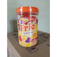 (CARDBOARD) Jar Candy - Milkita Lollipop Candy & Frio Lollipop Candy - (1 Carton contains 8 Jars)