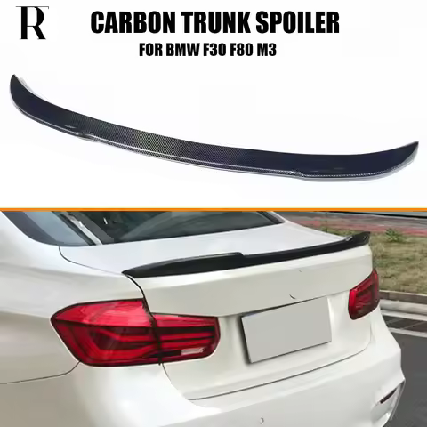Cs Style Carbon Fiber Rear Trunk Lip Wing Spoiler for BMW F80 M3 F30 316 318 320 328 330 335 340 12-