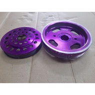 Mines Lightened Crank Pulley & water pump pulley Perodua Myvi Kembara Toyota Avanza YRV K3-VE