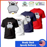 [PROMOSI HEBAT] 100% Cotton PANCOAT POP POPO HIPPO Round Neck Unisex T-Shirt TShirt Lelaki Full Cotton Baju Lelaki Murah