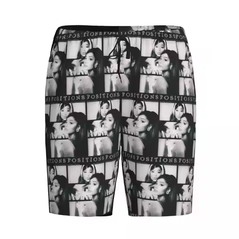 Ariana Grande Positions Rewind Album Eternal Sunshine Shorts Sleeping Pants Men Pajama Pants Lounge 