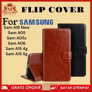 Leather Flip Cover Case Samsung A16 Samsung A05 Samsung A05s Samsung A16 Samsung A15 4g Samsung A15 