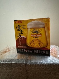 台灣 麒麟一番搾 Kirin 富士山杯 啤酒杯 富士山景