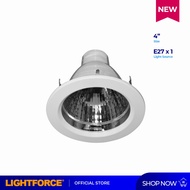 Lightforce Downlight F40N 4" E27 White