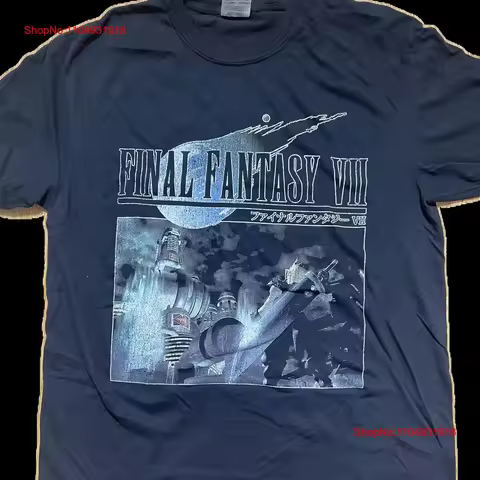 Vintage Inspired Final Fantasy 7 T Shirt Cloud Strife VII vintage Washed fashion Breathable Comforta