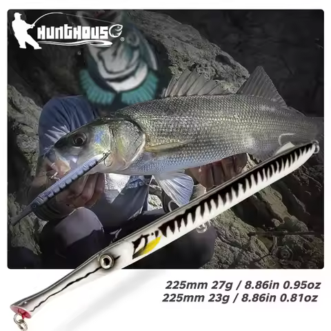Hunthouse DON BELONE Spinning Lures Savage Gear Fishing Pencil Baits Stickbait Tuna Predator 23g/27g