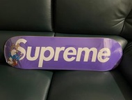 Supreme  Smurfs 藍精靈 skateboard deck PURPLE
