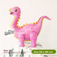 Mall - [besty_mart3] 4D Foil Balloons Dinosaur Stegosaurus Pink Dino Jurassic Park 4D Balloons