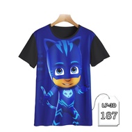 PJ Mask Kids T-Shirt Cartoon TV Kids Clothes LP3D-187