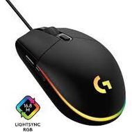 LOGITECH G203 LIGHTSYNC RGB WIRED MOUSE BLACK (2Y)