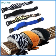 Wor* Guitar Fret String Mute Fret Muter Dampener Guitar Fret Wraps Adjustable Guitar Beam Tape Mute 